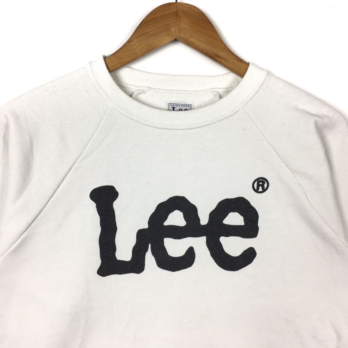 Lee LEE SANFORIZED Denim Union Made JeansRinger White Sweatshirt Size US M / EU 48-50 / 2 - 2 Thumbnail
