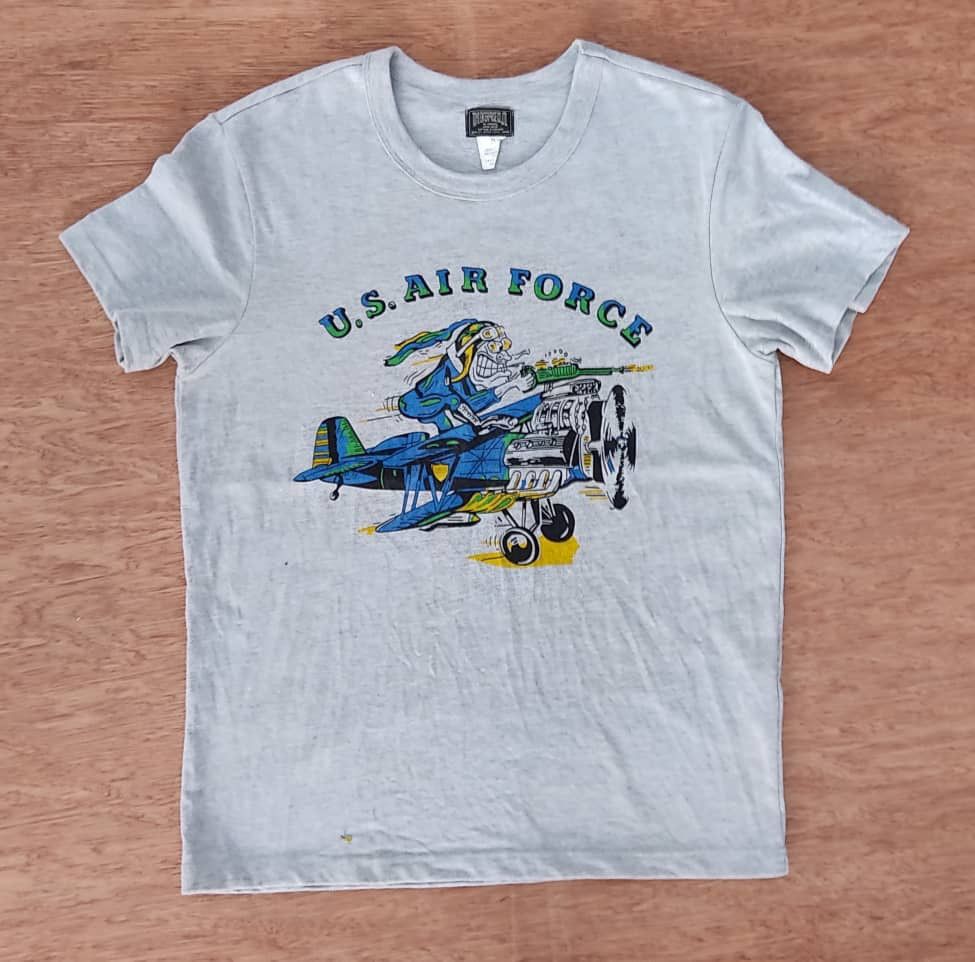 Vintage vintage tee US AIR FORCE A27 Size US M / EU 48-50 / 2 - 1 Thumbnail