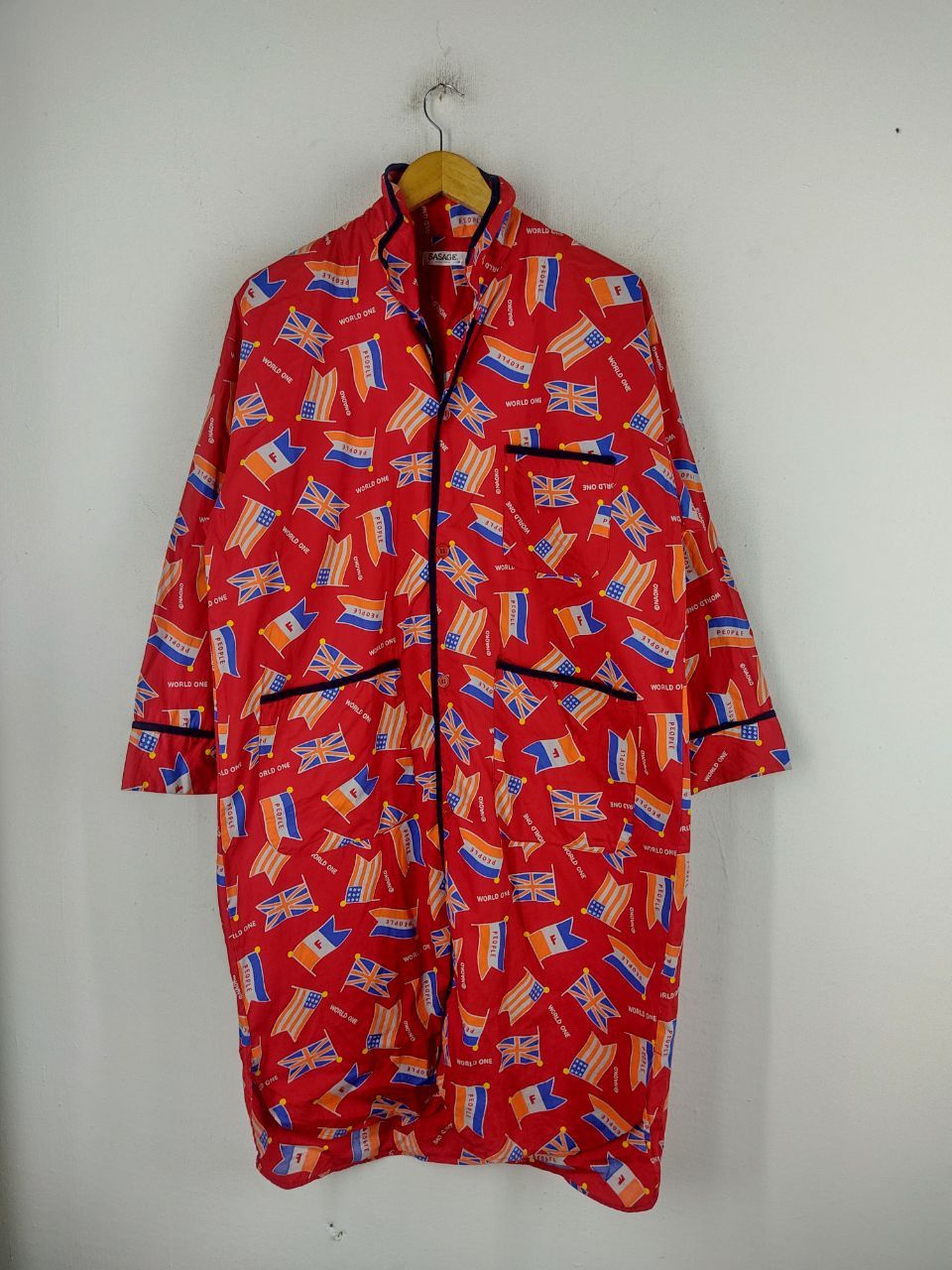 Japanese Brand × Vintage Sasage Red Fullprinted Jacket Size US M / EU 48-50 / 2 - 3 Thumbnail