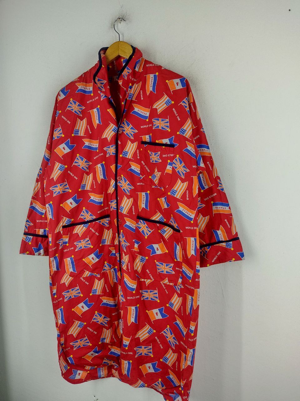 Japanese Brand × Vintage Sasage Red Fullprinted Jacket Size US M / EU 48-50 / 2 - 4 Thumbnail