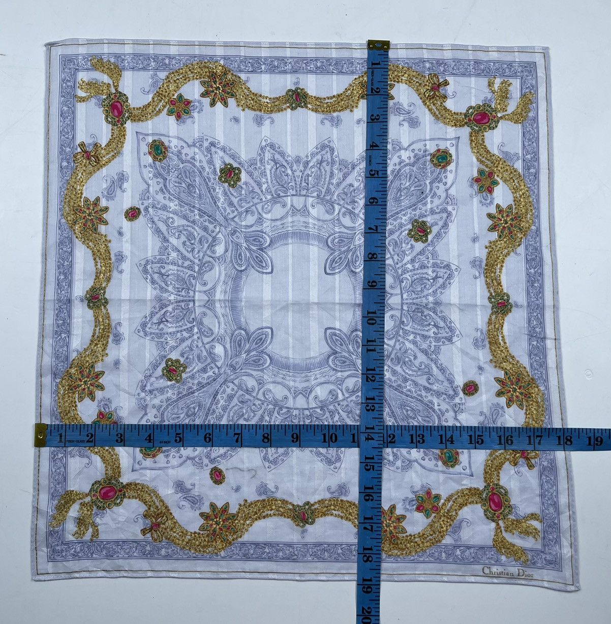 Christian Dior Monsieur × Other christian dior bandana handkerchief neckerchief scarf HC0544 Size ONE SIZE - 3 Thumbnail