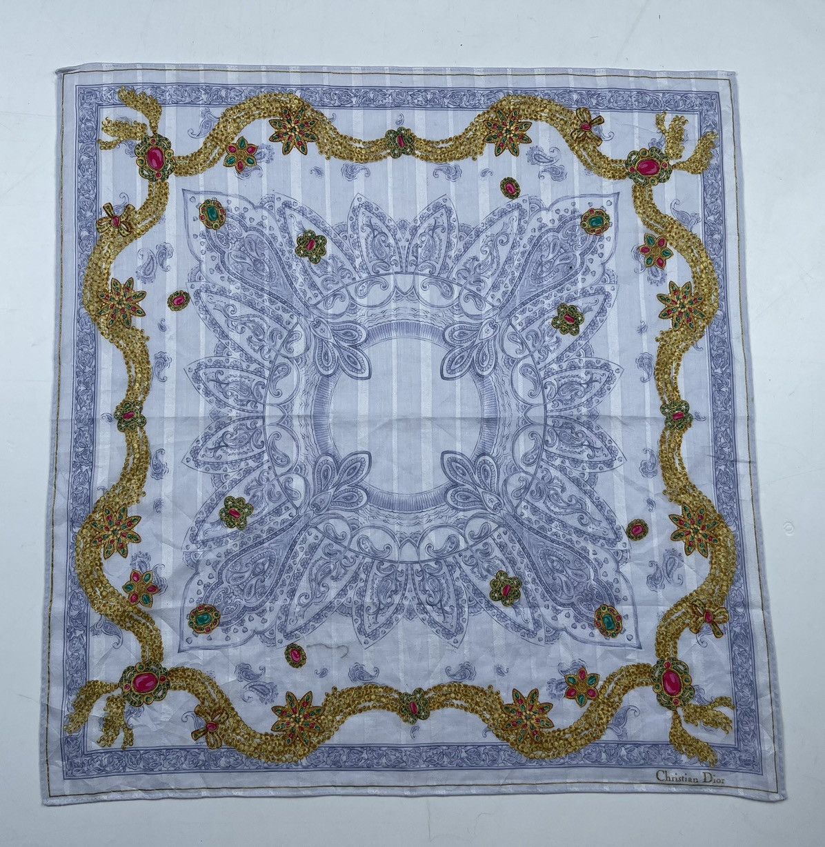 Christian Dior Monsieur × Other christian dior bandana handkerchief neckerchief scarf HC0544 Size ONE SIZE - 2 Thumbnail