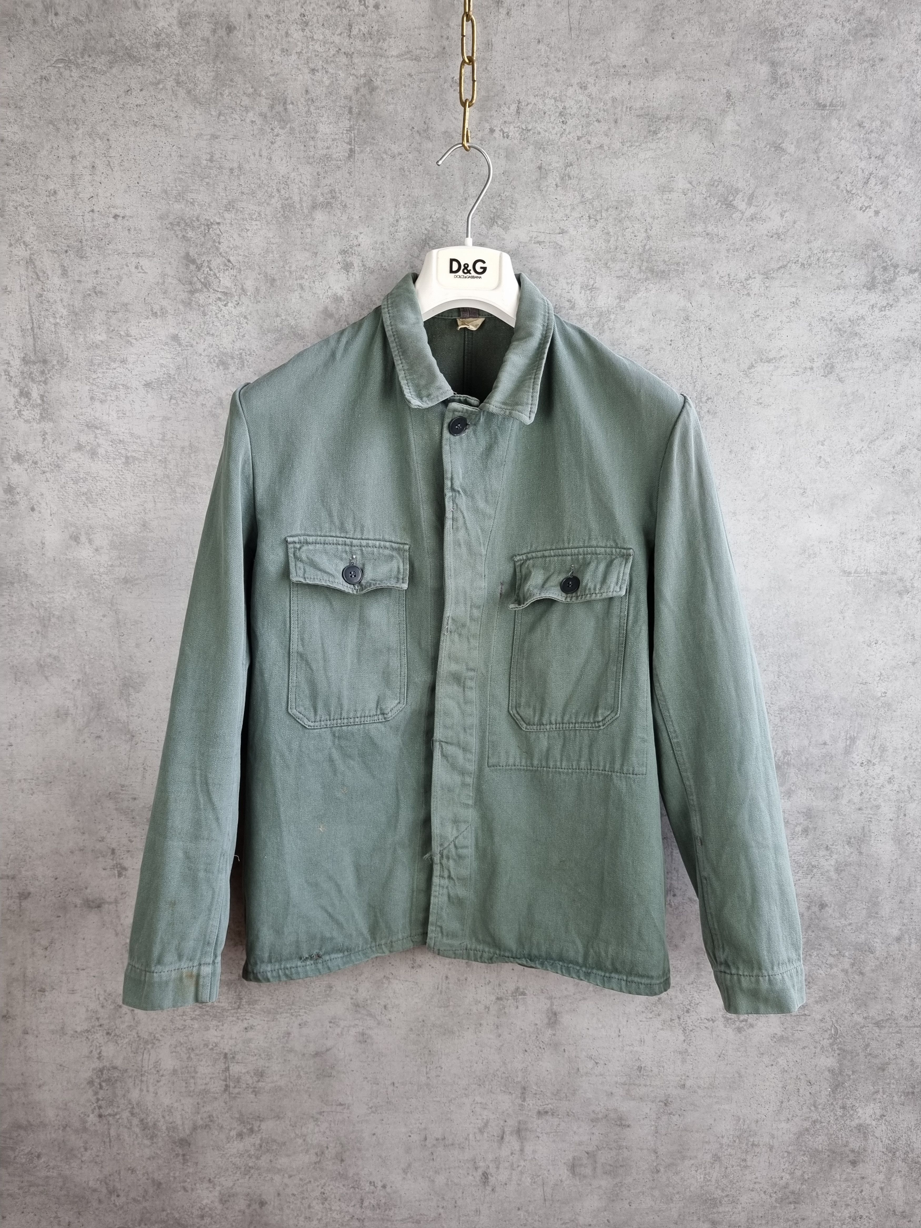 Le Laboureur × Vetra Rare 70s Faded WORKER Over Shirt Jacket Size US M / EU 48-50 / 2 - 6 Thumbnail