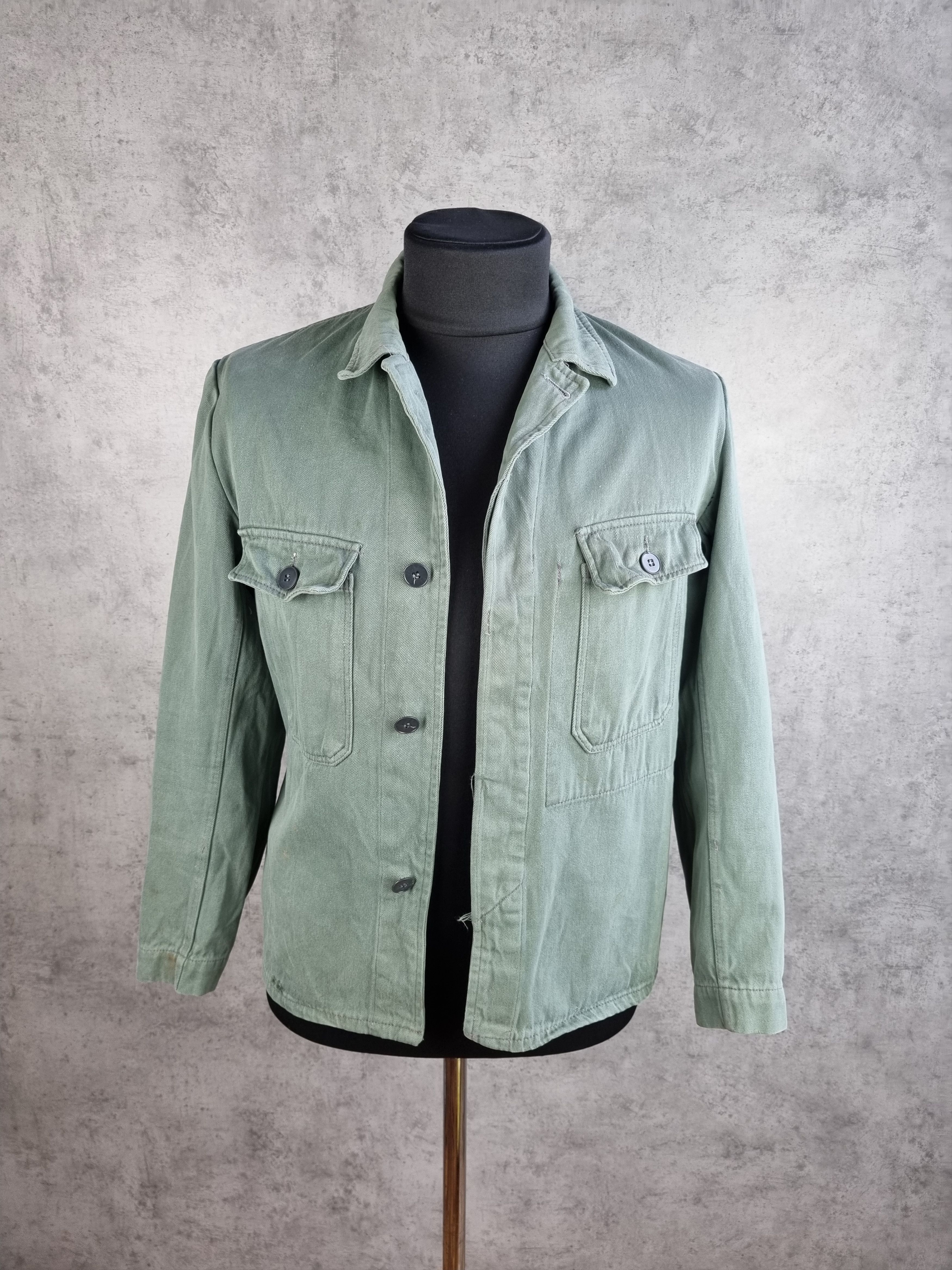 Le Laboureur × Vetra Rare 70s Faded WORKER Over Shirt Jacket Size US M / EU 48-50 / 2 - 8 Thumbnail