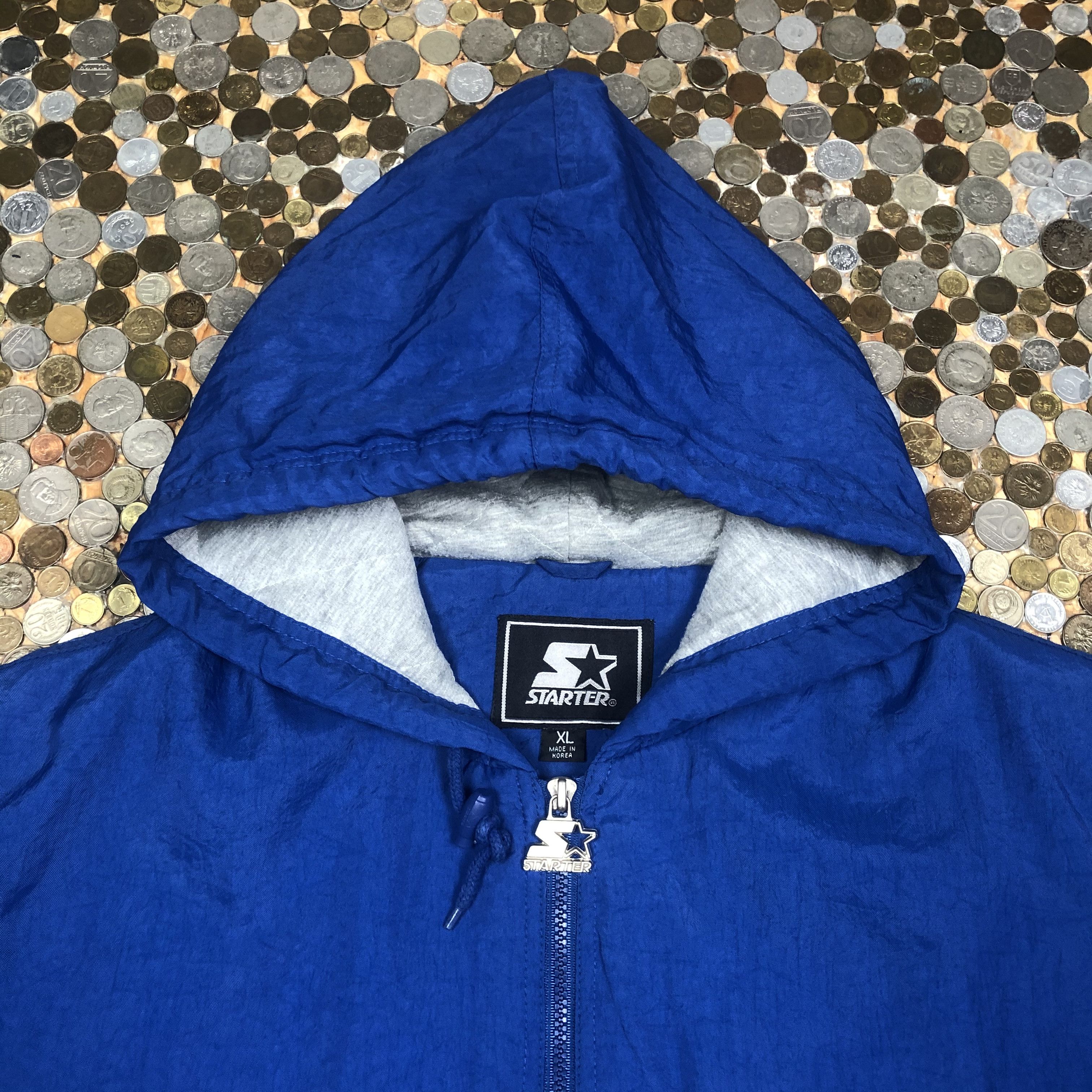 Starter × Vintage Starter zip Mainhem eagle jacket with hoodie 90s Size US XL / EU 56 / 4 - 2 Thumbnail