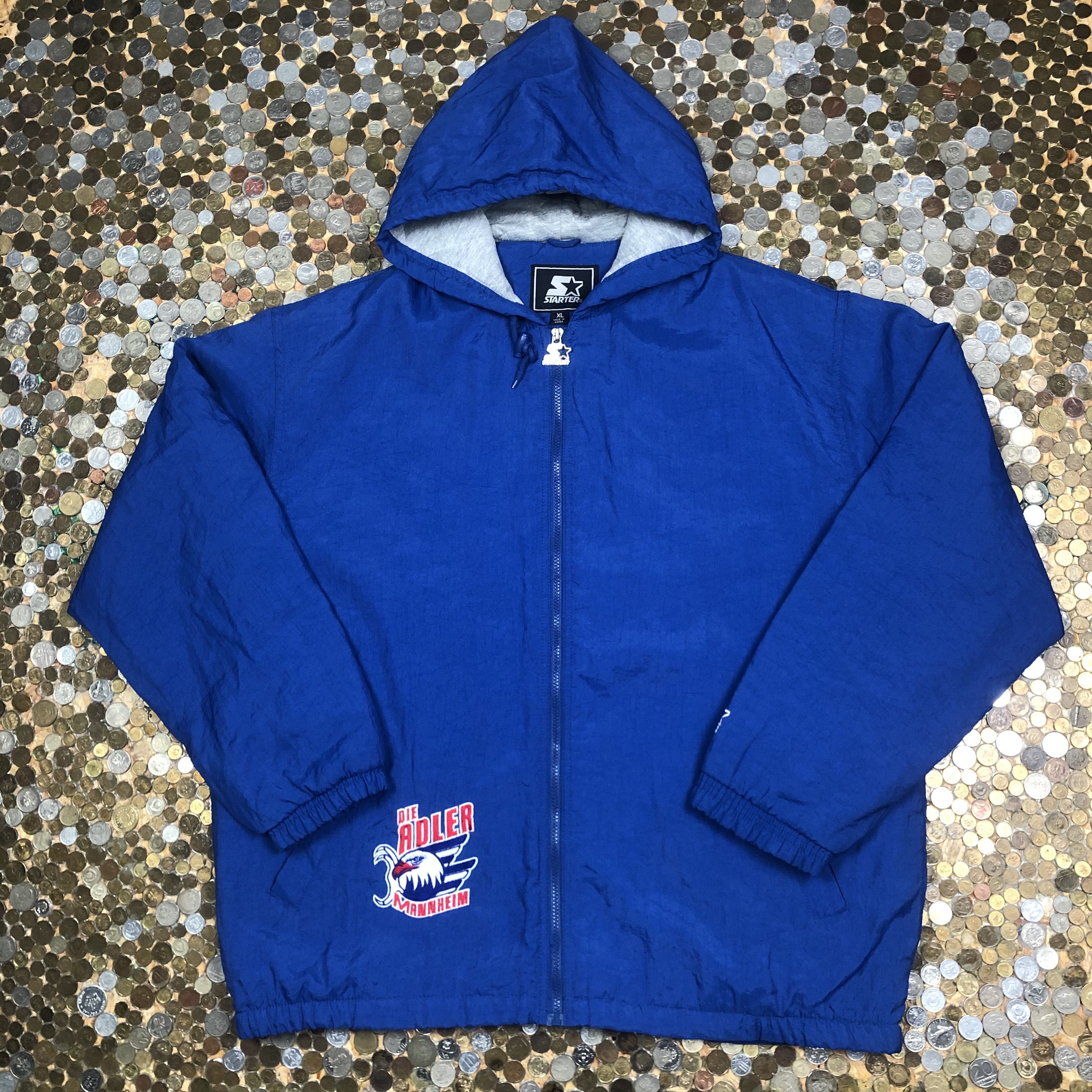 Starter × Vintage Starter zip Mainhem eagle jacket with hoodie 90s Size US XL / EU 56 / 4 - 5 Thumbnail
