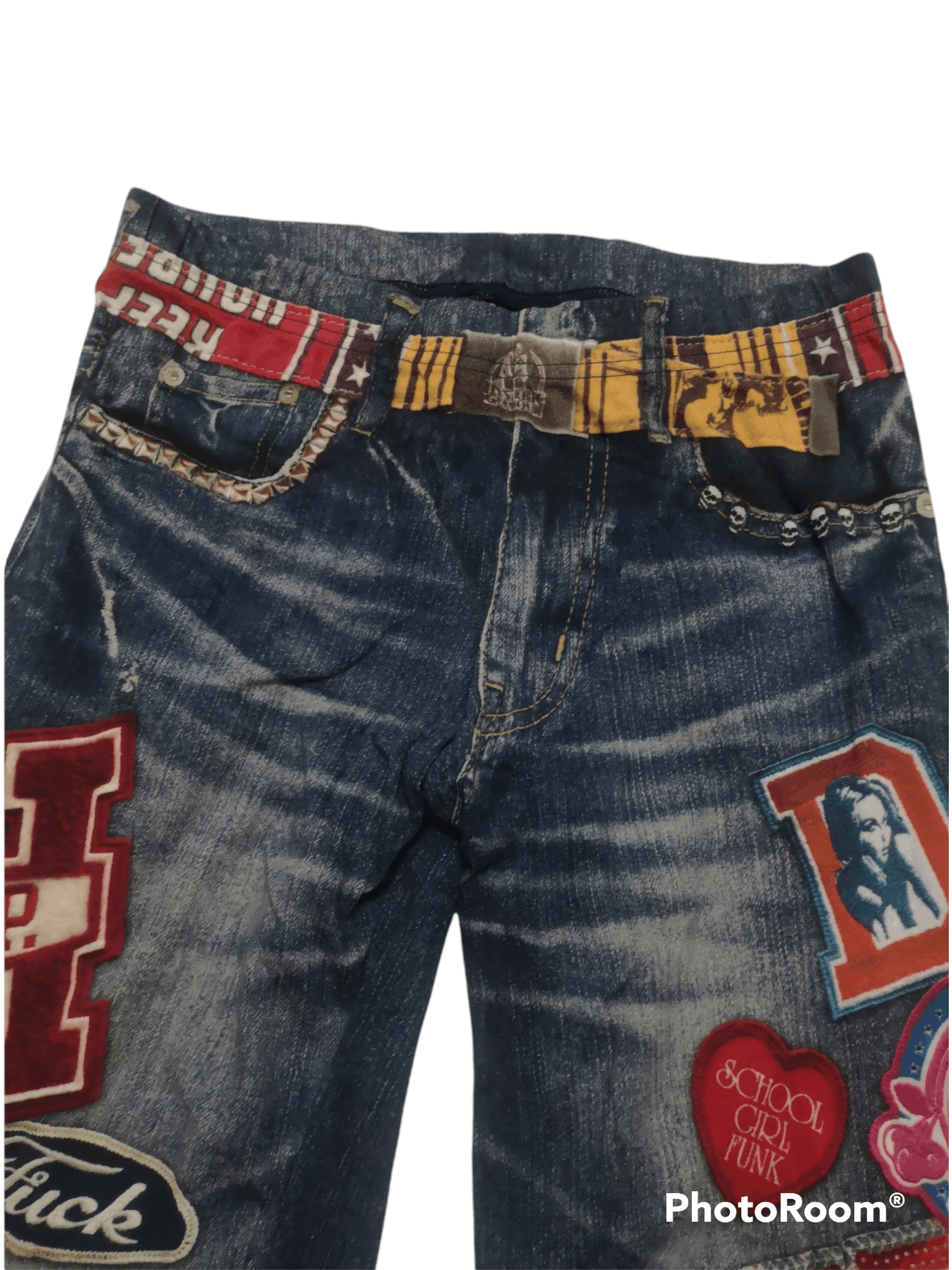 Hysteric Glamour × Japanese Brand Hysteric Glamour Patches Design Leggings Size US 26 / EU 42 - 3 Thumbnail