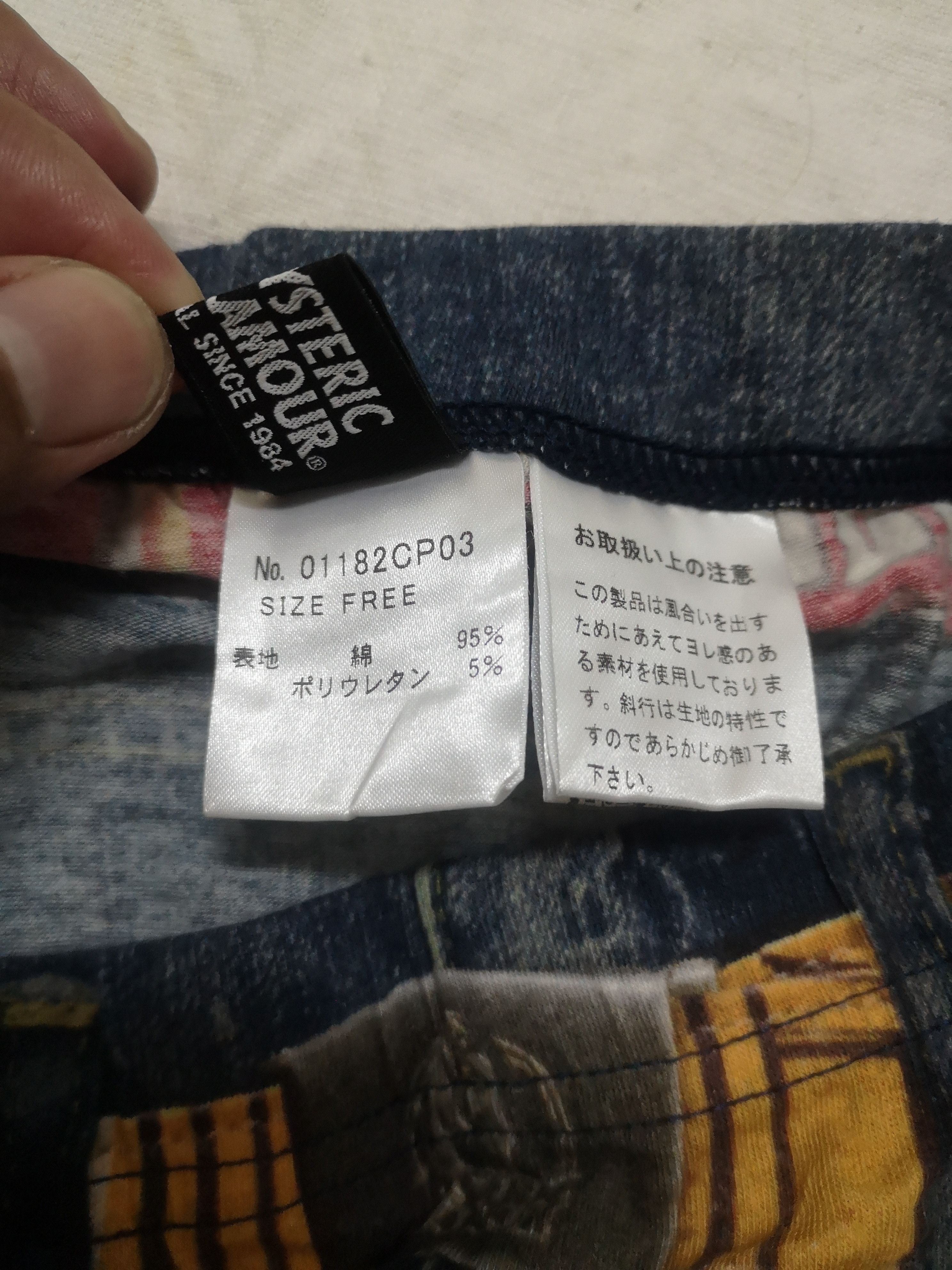 Hysteric Glamour × Japanese Brand Hysteric Glamour Patches Design Leggings Size US 26 / EU 42 - 10 Thumbnail