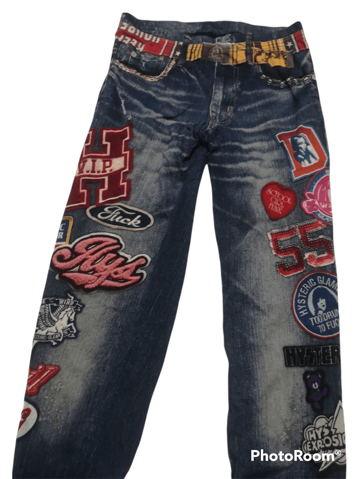 Hysteric Glamour × Japanese Brand Hysteric Glamour Patches Design Leggings Size US 26 / EU 42 - 4 Thumbnail