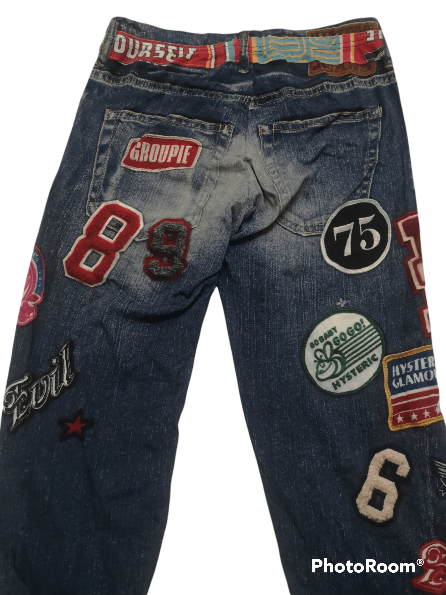 Hysteric Glamour × Japanese Brand Hysteric Glamour Patches Design Leggings Size US 26 / EU 42 - 5 Thumbnail