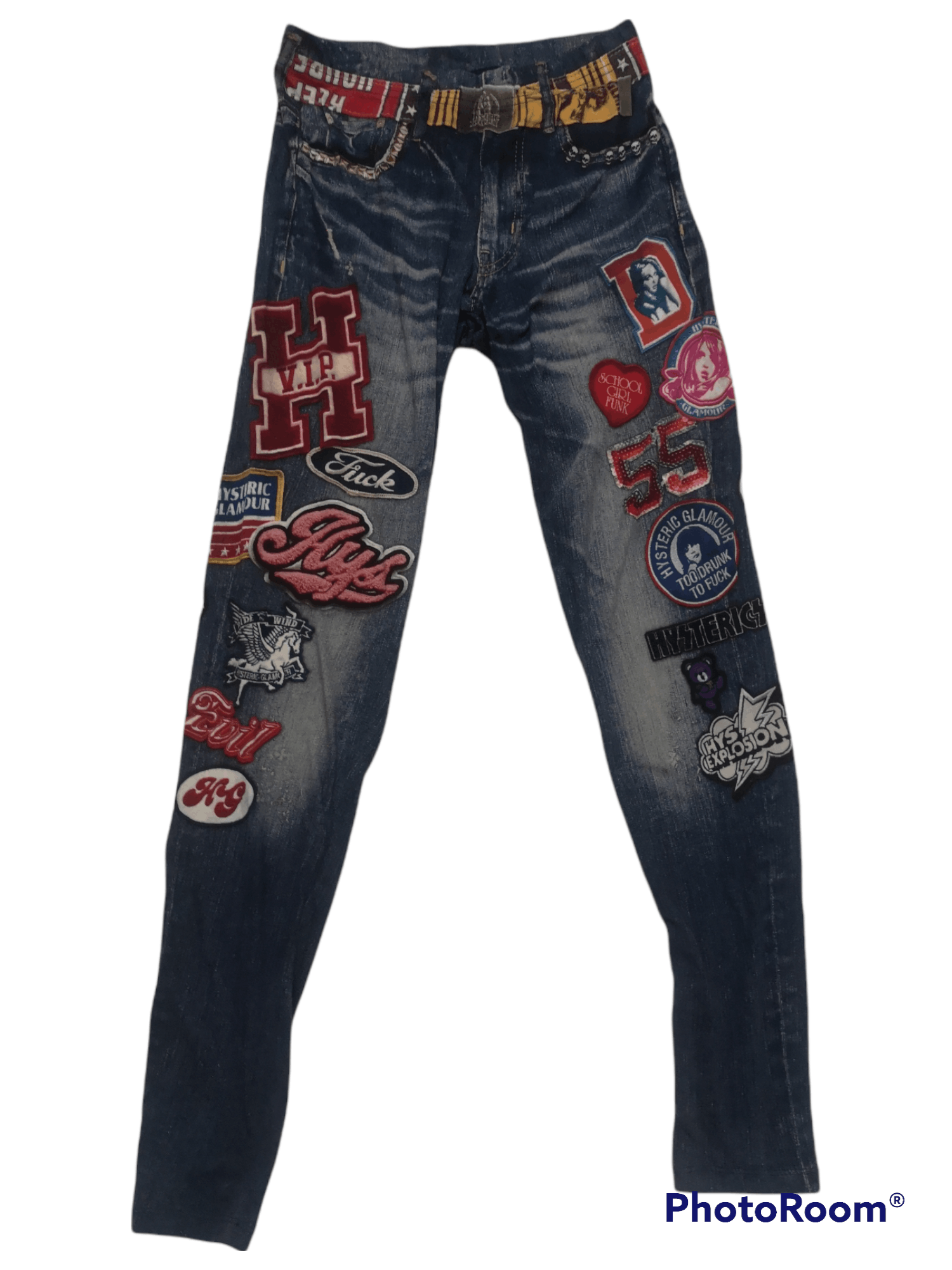 Hysteric Glamour × Japanese Brand Hysteric Glamour Patches Design Leggings Size US 26 / EU 42 - 1 Thumbnail