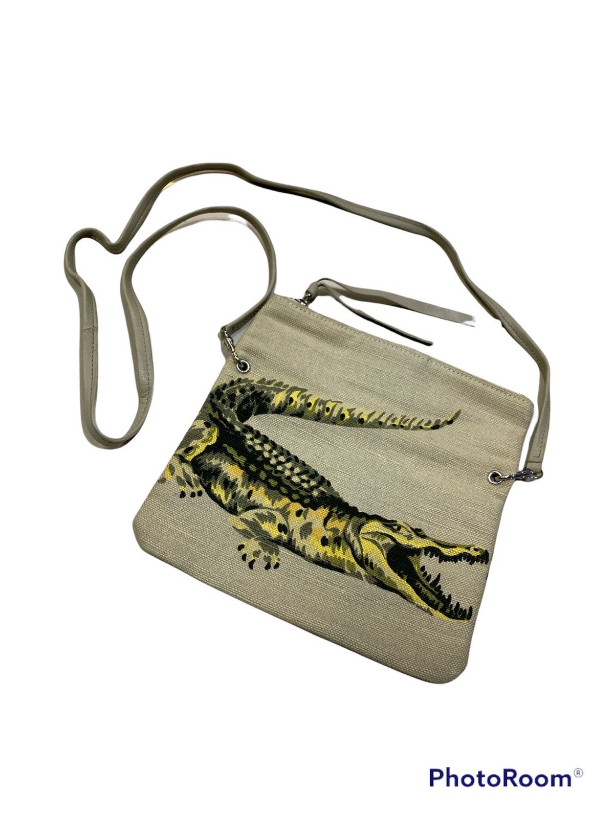 Lacoste CROCODILE SKETCH LACOSTE SQUARE SLING BAG Size ONE SIZE - 1 Thumbnail