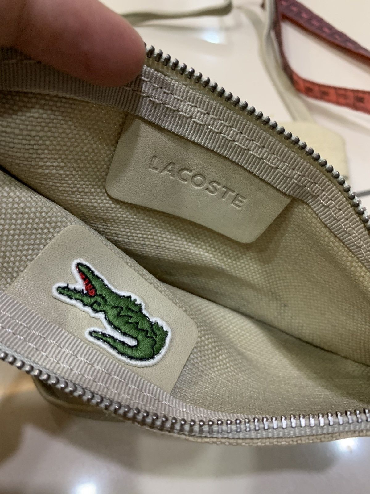 Lacoste CROCODILE SKETCH LACOSTE SQUARE SLING BAG Size ONE SIZE - 5 Thumbnail