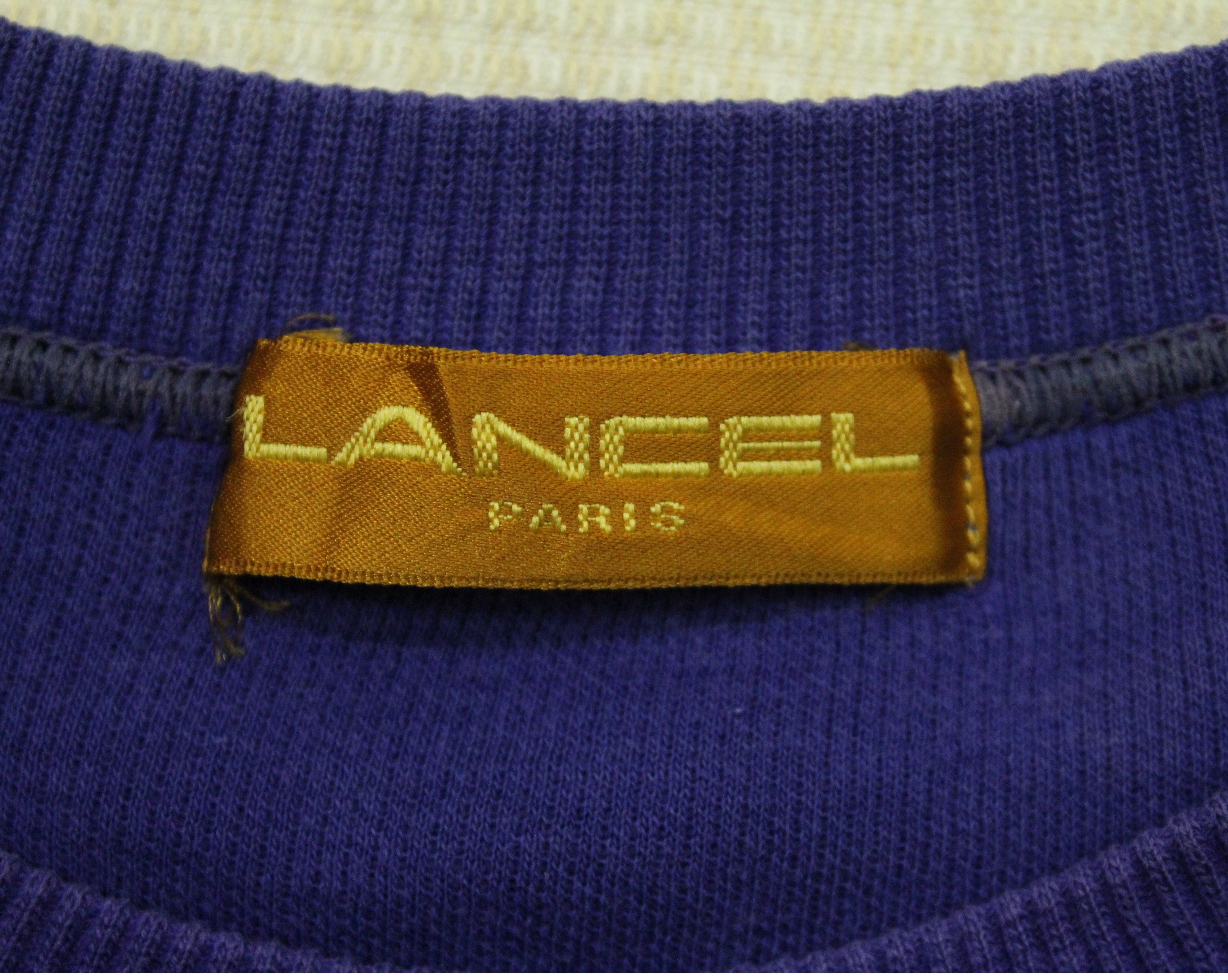 Japanese Brand × Vintage LANCEL PARIS Sweatshirt Embroidered Logo Spell Out Size US M / EU 48-50 / 2 - 10 Thumbnail