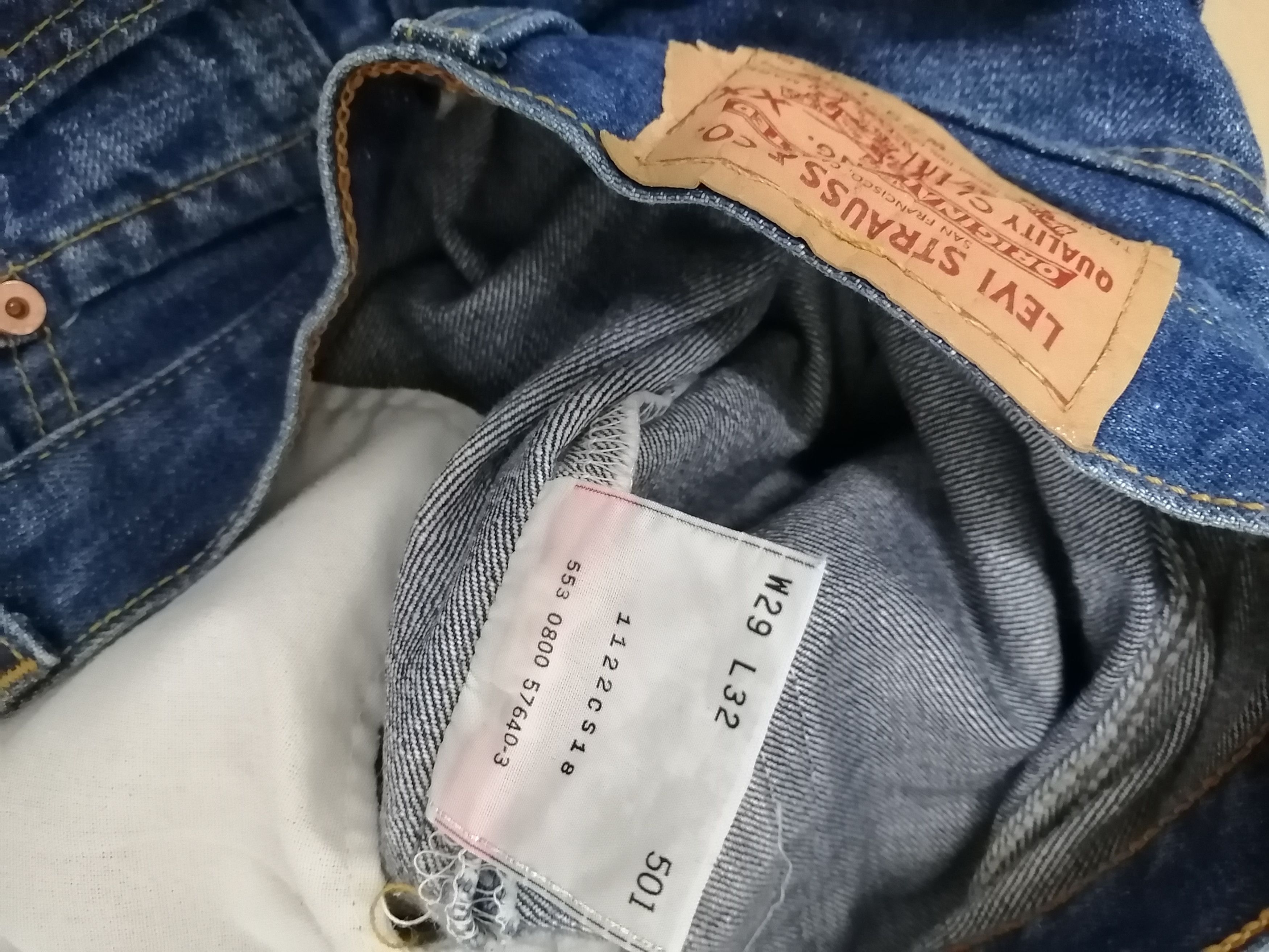 Levi's Vintage Clothing Vintage LEVI'S 501 Paint Splatter Design Jeans Size US 29 - 4 Thumbnail