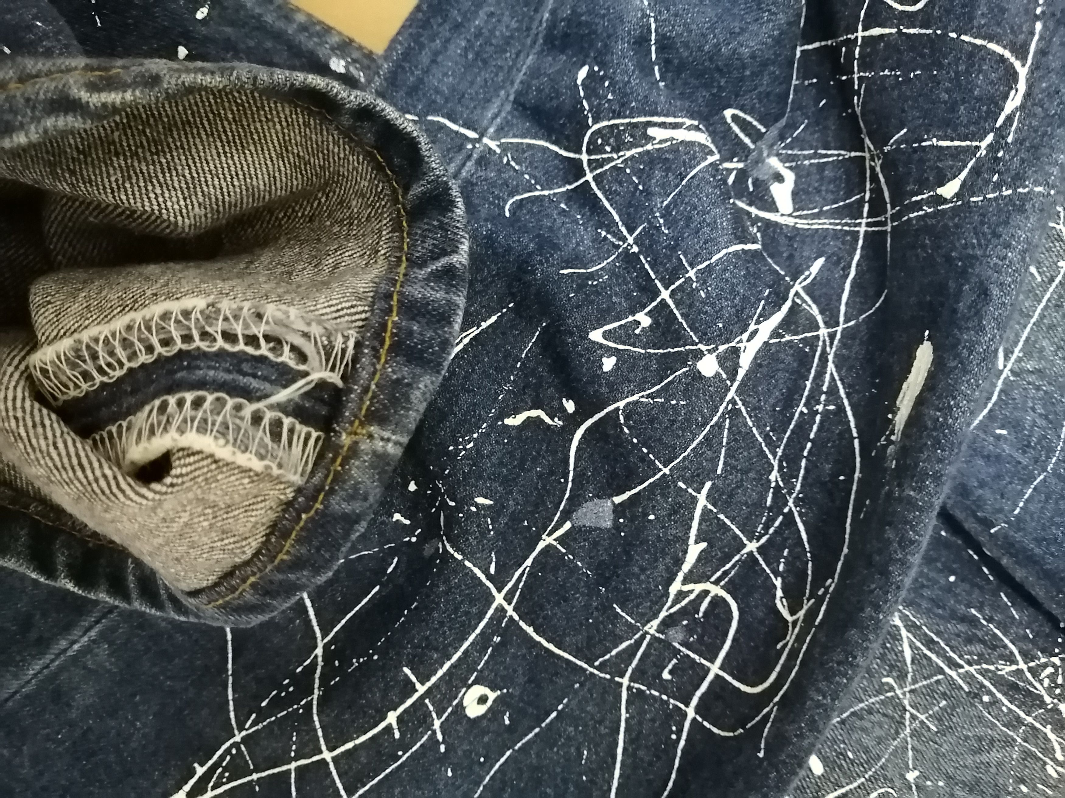 Levi's Vintage Clothing Vintage LEVI'S 501 Paint Splatter Design Jeans Size US 29 - 3 Thumbnail