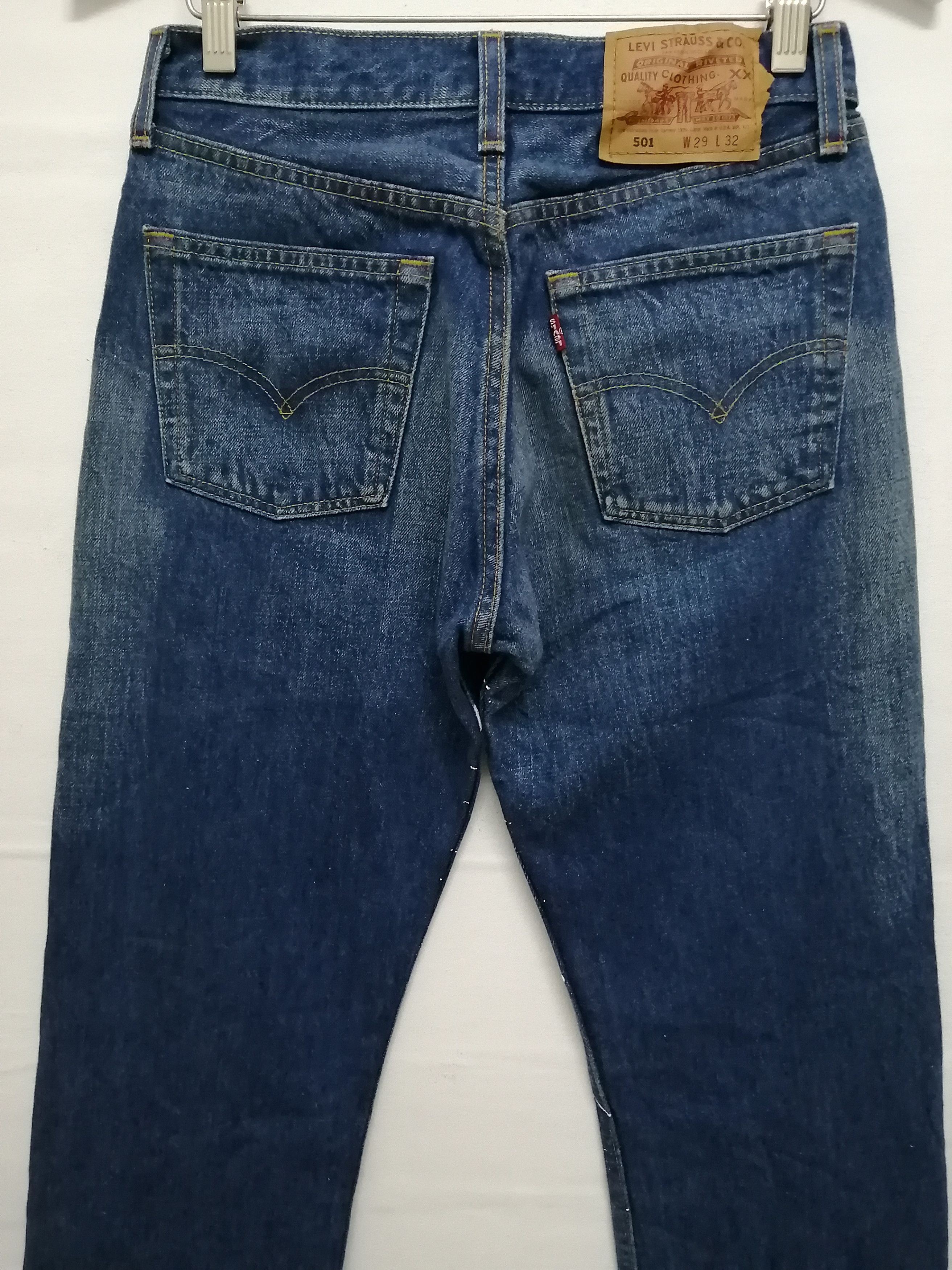 Levi's Vintage Clothing Vintage LEVI'S 501 Paint Splatter Design Jeans Size US 29 - 8 Thumbnail