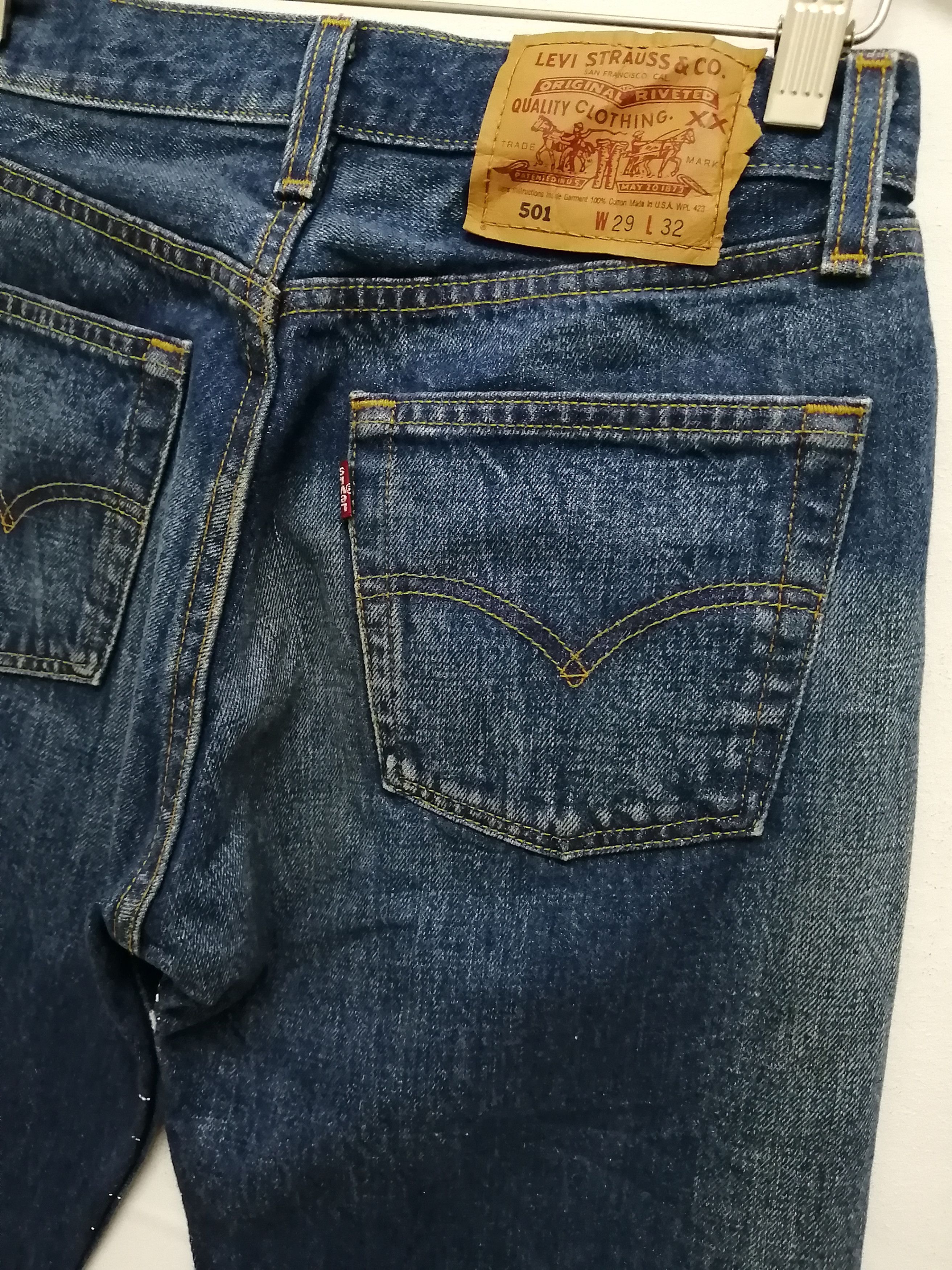 Levi's Vintage Clothing Vintage LEVI'S 501 Paint Splatter Design Jeans Size US 29 - 6 Thumbnail