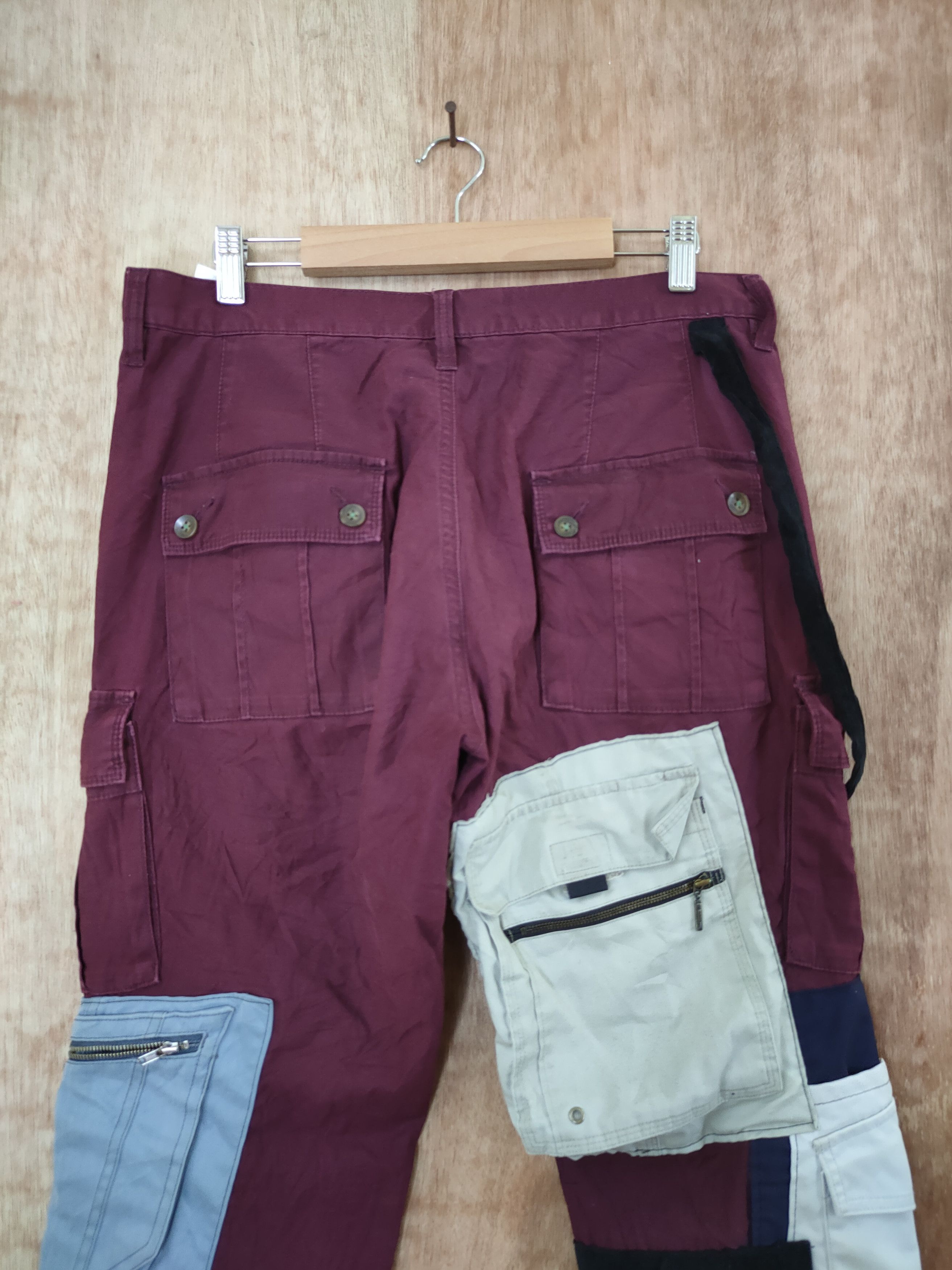 Japanese Brand Here's street reworked reconstruct cargo pants #46-402DL Size US 32 / EU 48 - 8 Thumbnail