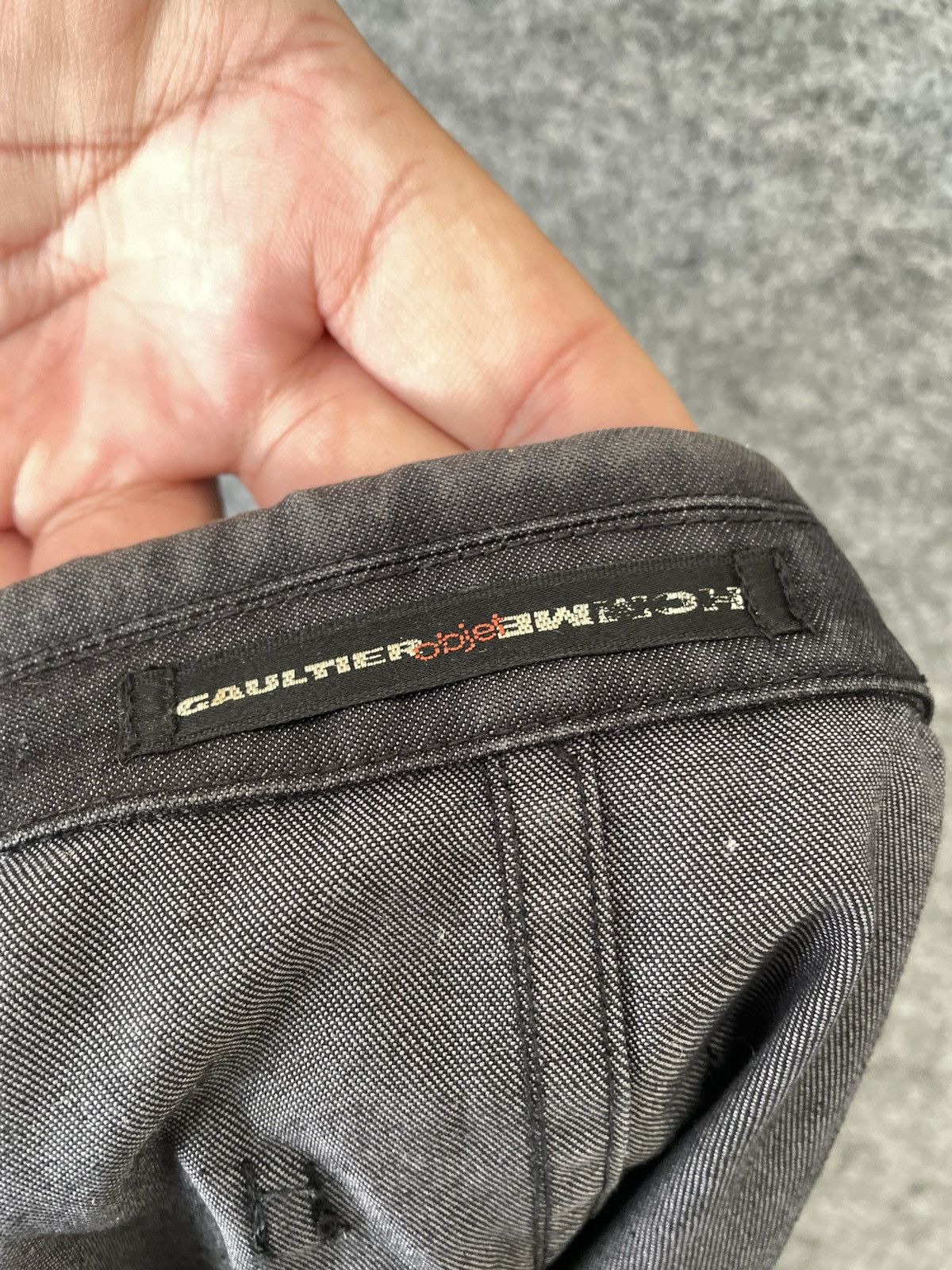 Jean Paul Gaultier JEAN PAUL GAULTIER OBJET DENIM JACKET Size US L / EU 52-54 / 3 - 10 Thumbnail