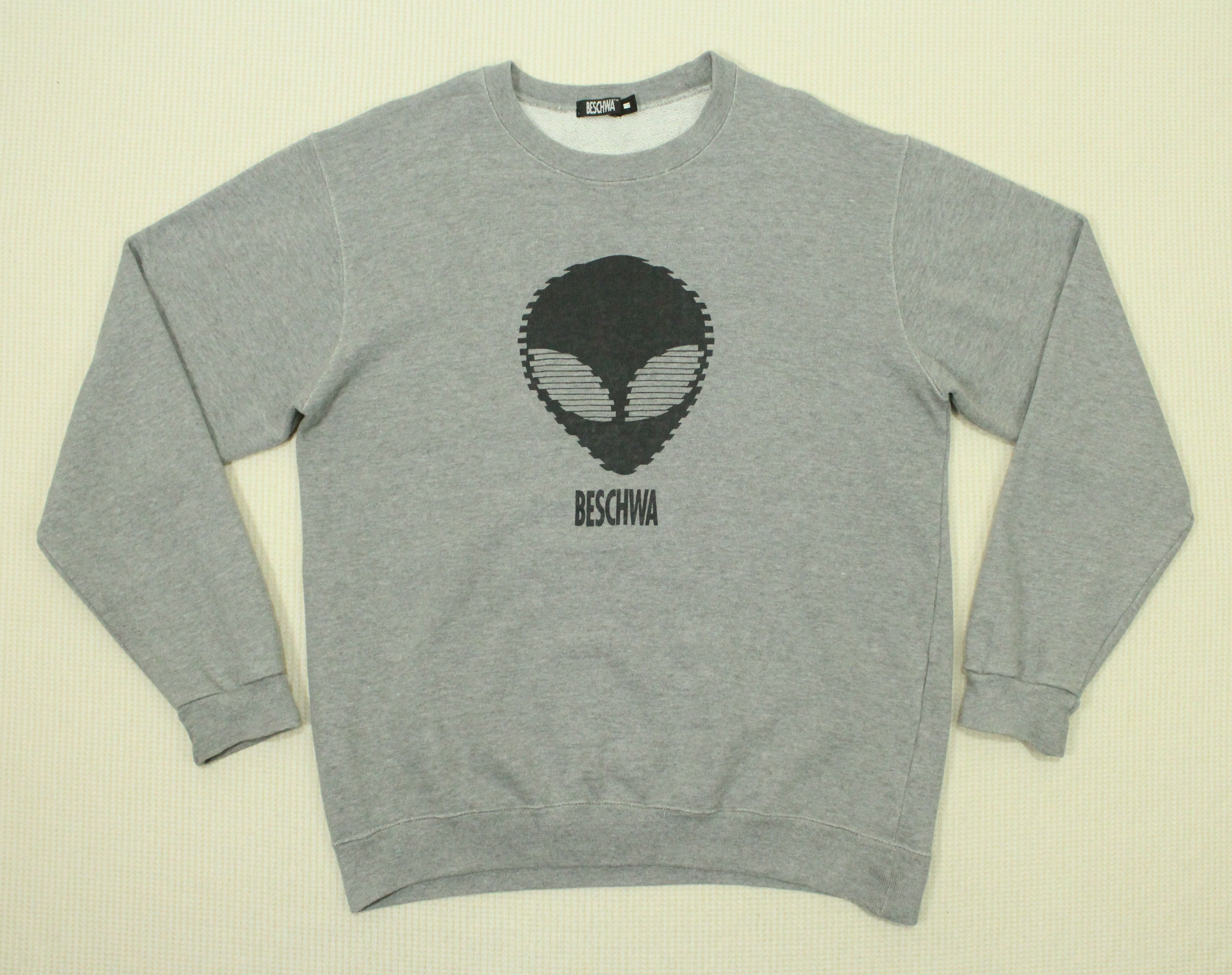 Japanese Brand × Vintage Vintage BESCHWA Sweatshirt Big Logo Spell Out Alien Size US M / EU 48-50 / 2 - 3 Thumbnail