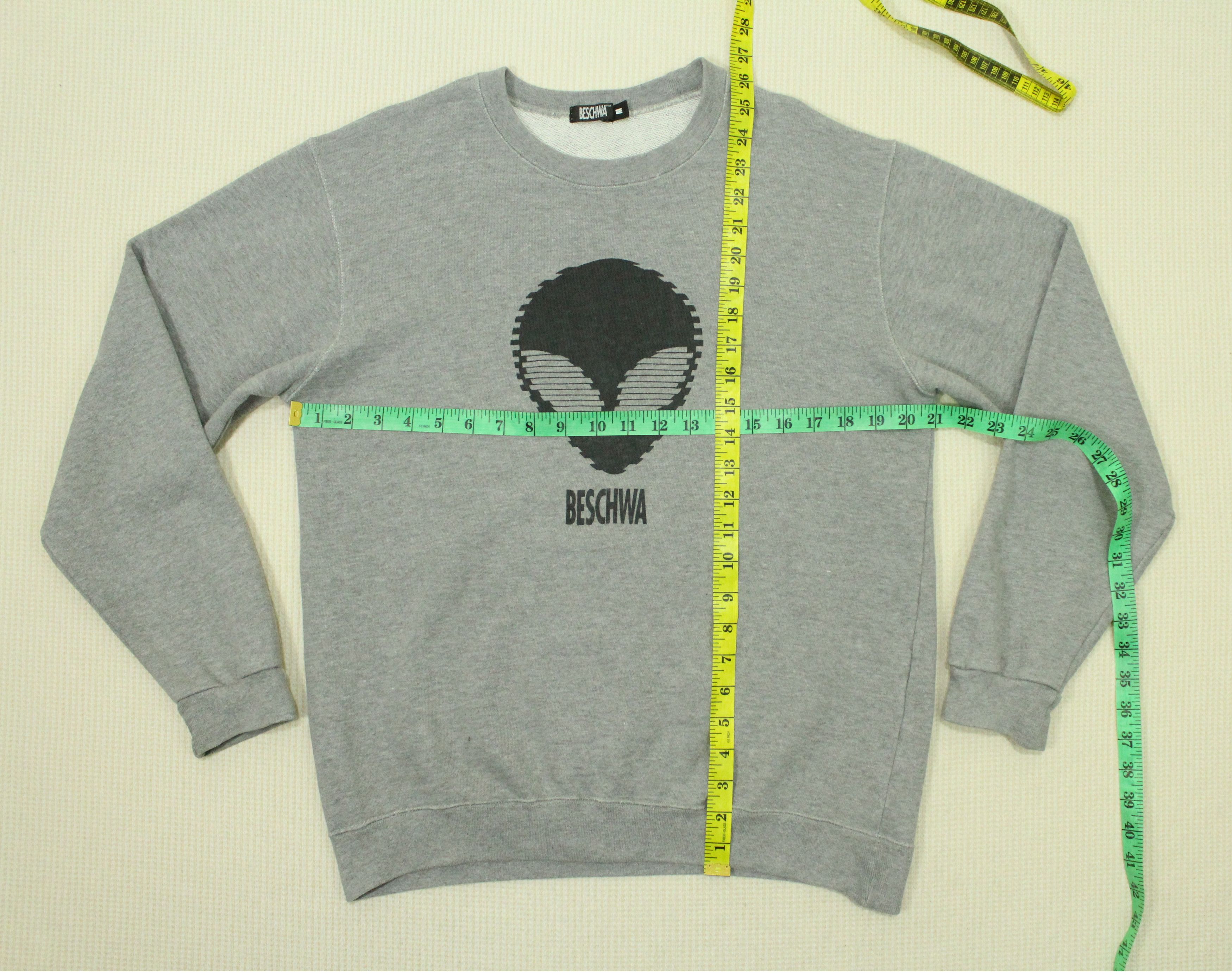 Japanese Brand × Vintage Vintage BESCHWA Sweatshirt Big Logo Spell Out Alien Size US M / EU 48-50 / 2 - 8 Thumbnail