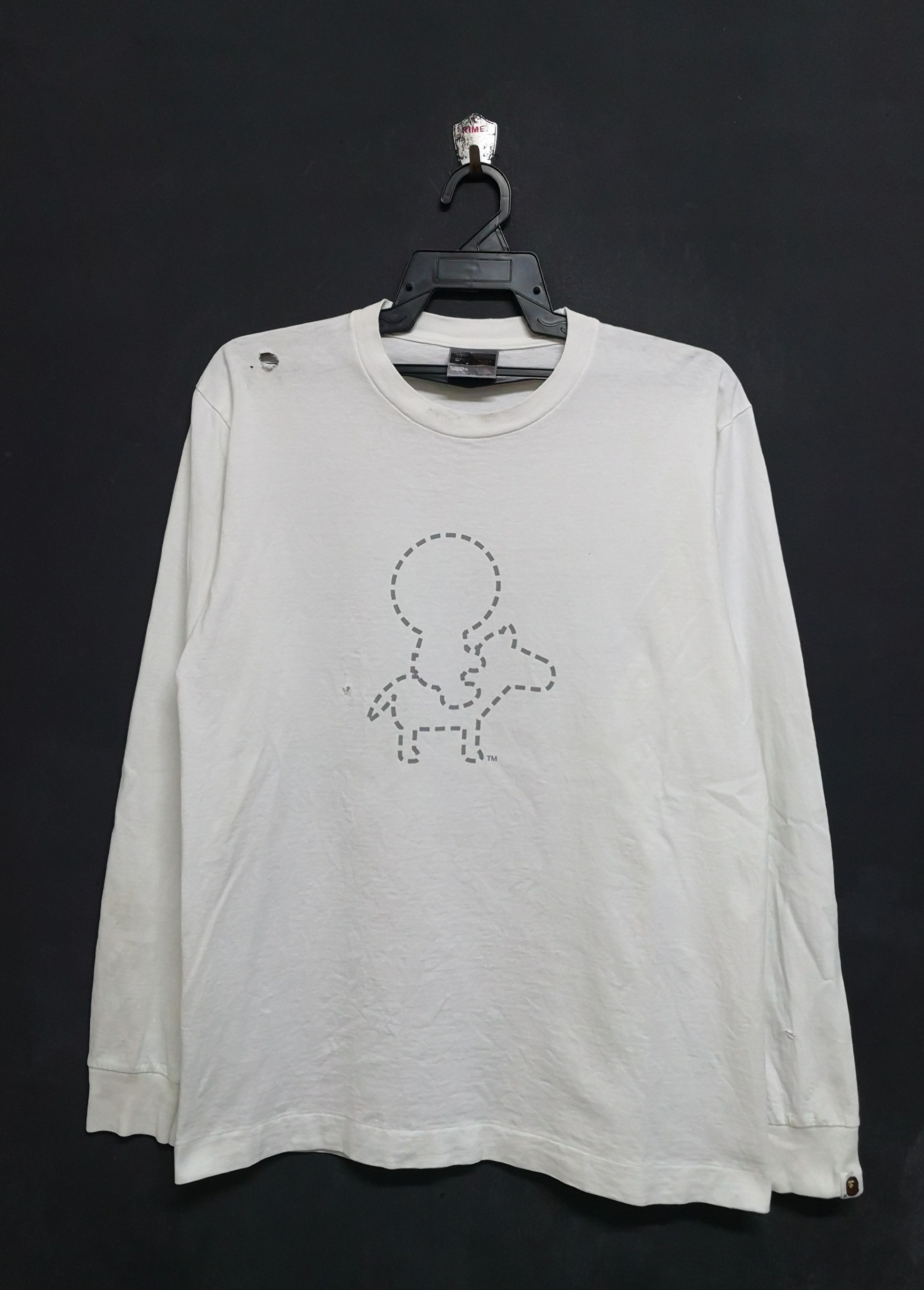 Bape Baby Milo Long Sleeve Tee Size US L / EU 52-54 / 3 - 2 Thumbnail