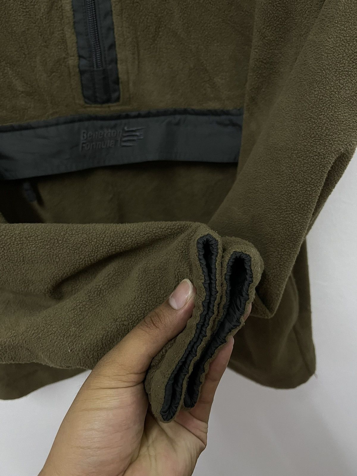 Benetton × Vintage Vintage Benetton Formula 1 Half Zip Anorak Reversible Jacket Size US S / EU 44-46 / 1 - 5 Thumbnail
