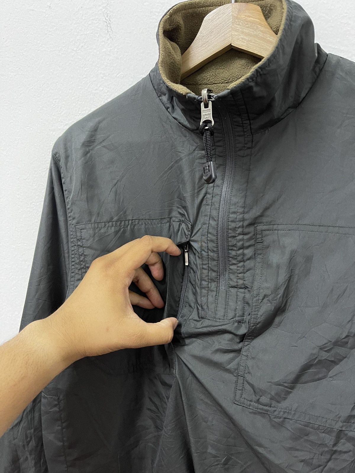 Benetton × Vintage Vintage Benetton Formula 1 Half Zip Anorak Reversible Jacket Size US S / EU 44-46 / 1 - 9 Thumbnail