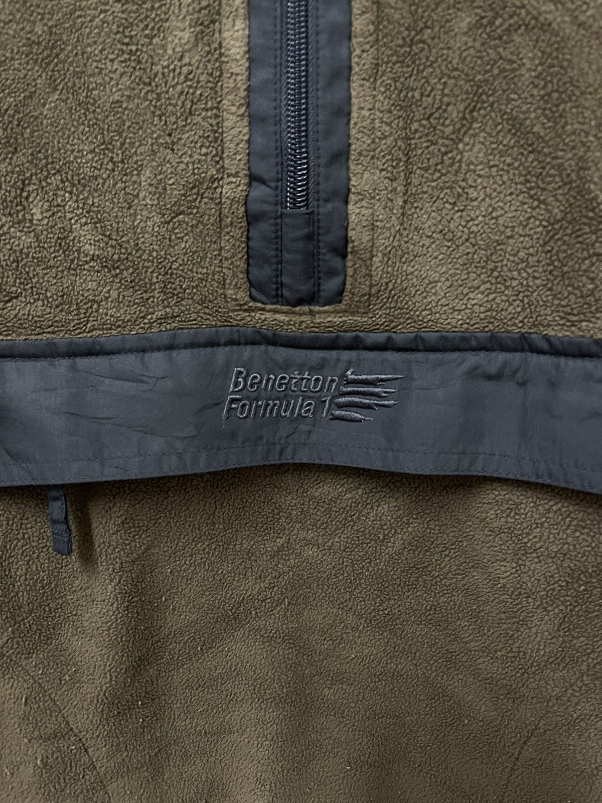 Benetton × Vintage Vintage Benetton Formula 1 Half Zip Anorak Reversible Jacket Size US S / EU 44-46 / 1 - 2 Thumbnail