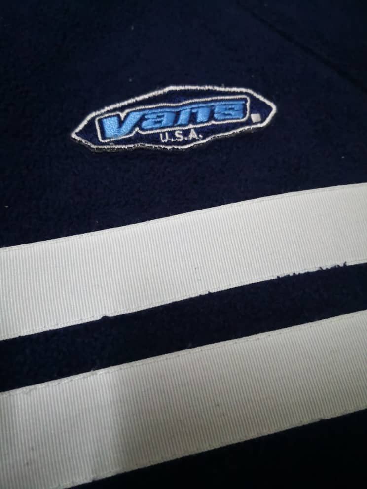 Vans Vintage Vans zip up Fleece jacket Size US L / EU 52-54 / 3 - 4 Thumbnail