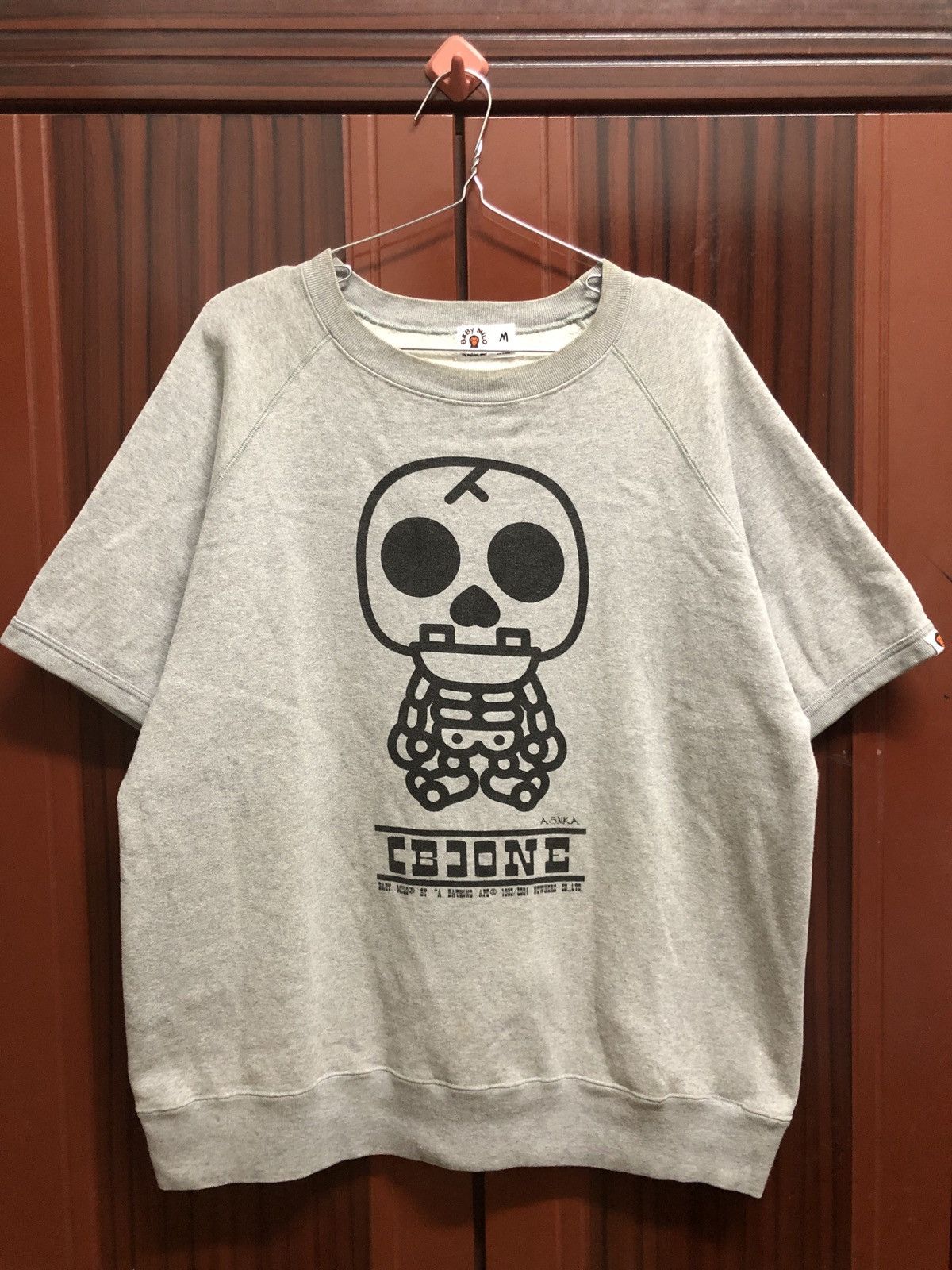 Bape 🔥OG 2005 BABY MILO (B)ONE CBJONE Short Sleeve Sweatshirts Size US M / EU 48-50 / 2 - 1 Thumbnail