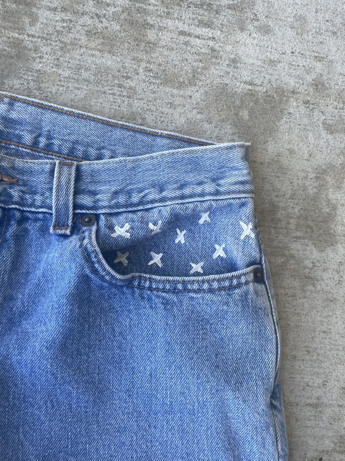 Levi's Vintage 90s Levi’s 505 Custom Frayed Lower Rise Jeans Size 30" / US 8 / IT 44 - 3 Thumbnail