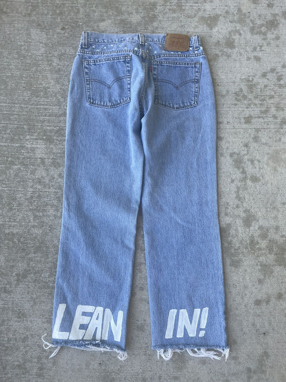 Levi's Vintage 90s Levi’s 505 Custom Frayed Lower Rise Jeans Size 30" / US 8 / IT 44 - 6 Thumbnail