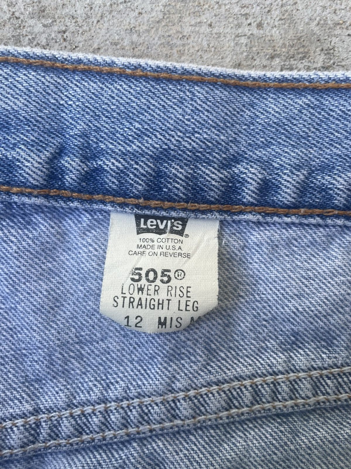 Levi's Vintage 90s Levi’s 505 Custom Frayed Lower Rise Jeans Size 30" / US 8 / IT 44 - 4 Thumbnail