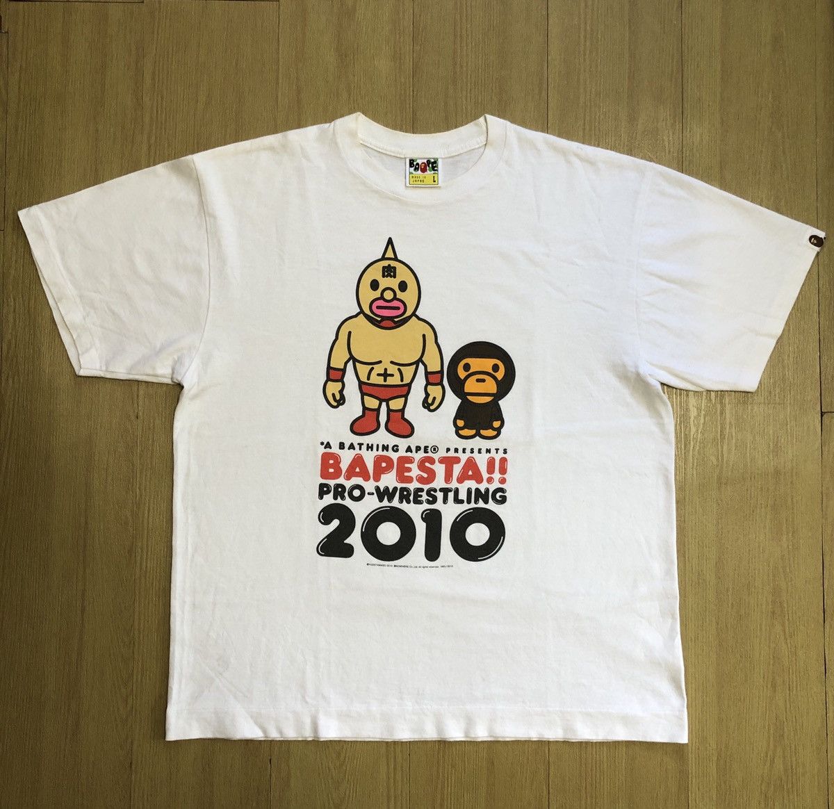 Bape A Bathing Ape Bapesta Pro Wrestling 2010 Size US L / EU 52-54 / 3 - 1 Thumbnail