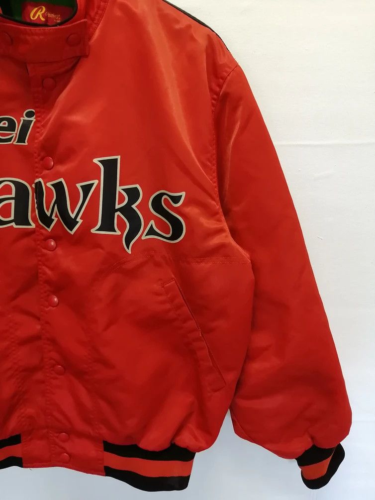 Asics Vintage Rawlings FUKUOKA DAIEI HAWKS by ASICS Varsity Size US L / EU 52-54 / 3 - 4 Thumbnail