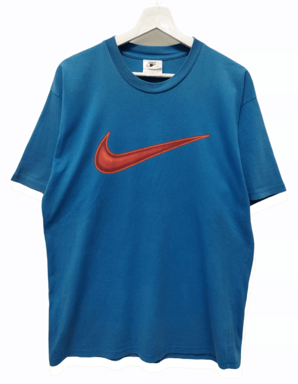 Nike Vintage NIKE Big Swoosh Tshirt Size US M / EU 48-50 / 2 - 1 Thumbnail