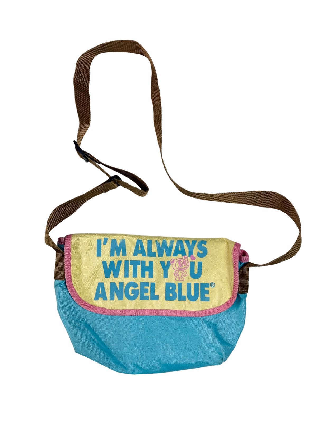 Japanese Brand 2000s Angel Blue Im Always With You Sling Bag Size ONE SIZE - 1 Thumbnail
