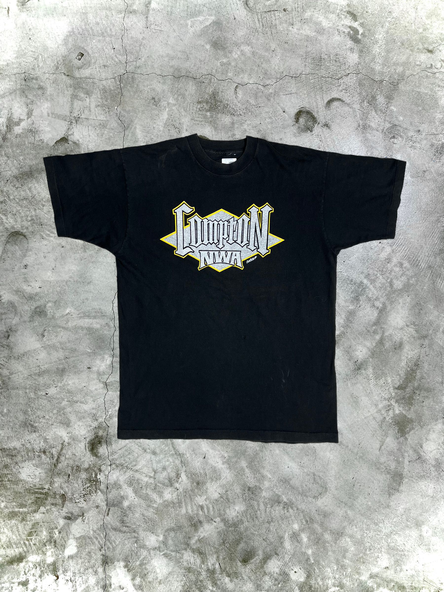 Rap Tees Vtg 90s NWA Compton Mr.Cartoon Autograph Raptee (XL) GTMD496 Size US XL / EU 56 / 4 - 1 Thumbnail