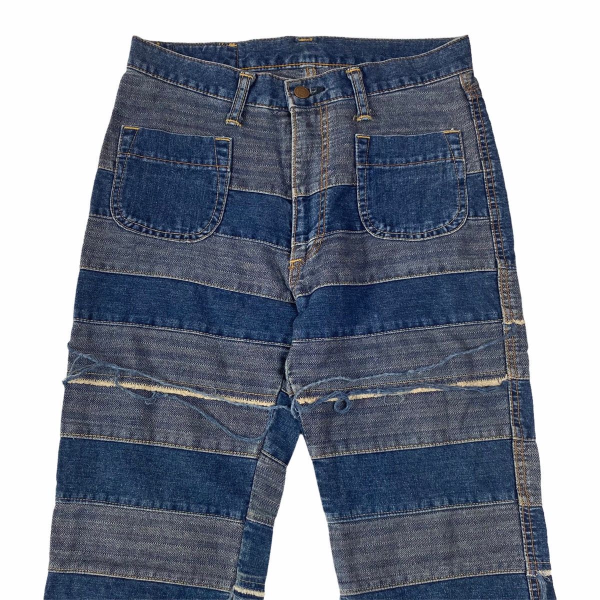 Hysteric Glamour 1990s Hysteric Glamour - Kinky Patchwork Hagi Denim Pants Size US 29 - 3 Thumbnail