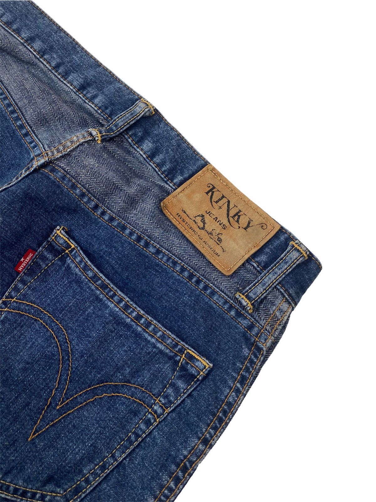 Hysteric Glamour 1990s Hysteric Glamour - Kinky Patchwork Hagi Denim Pants Size US 29 - 6 Thumbnail