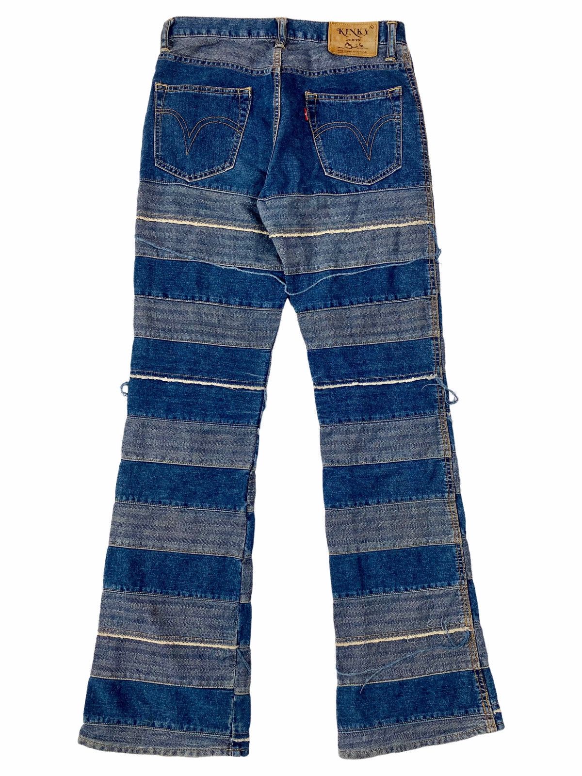 Hysteric Glamour 1990s Hysteric Glamour - Kinky Patchwork Hagi Denim Pants Size US 29 - 2 Thumbnail