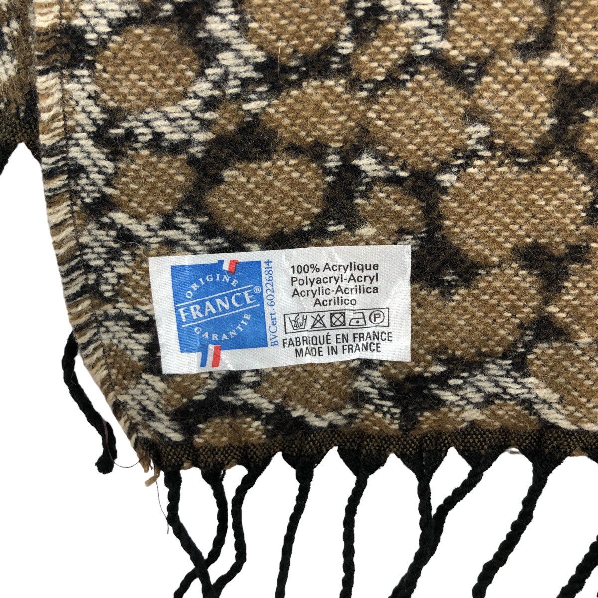 Vintage Vintage Leopard Made In France Scarves Muffler Wool Size ONE SIZE - 4 Thumbnail