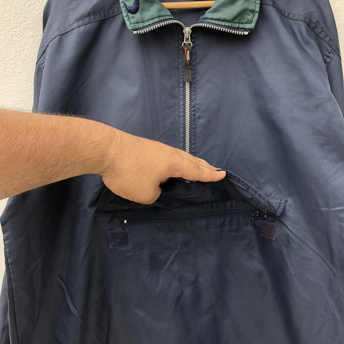 Nike VINTAGE Y2K NIKE ANORAK JACKET CENTRE LOGO Size US L / EU 52-54 / 3 - 5 Thumbnail