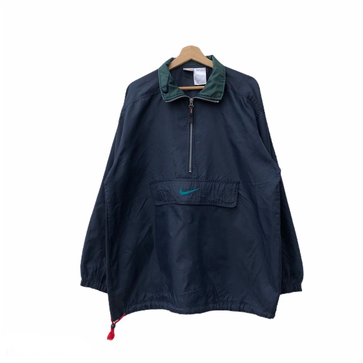 Nike VINTAGE Y2K NIKE ANORAK JACKET CENTRE LOGO Size US L / EU 52-54 / 3 - 1 Thumbnail