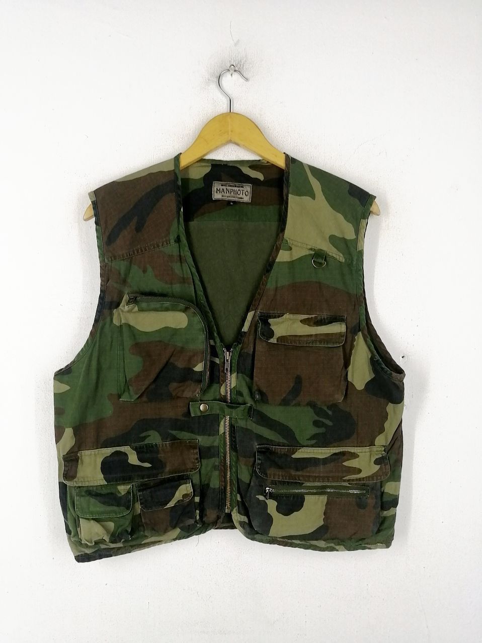 Japanese Brand Tactical Manphoto Camo Vest Size US L / EU 52-54 / 3 - 1 Thumbnail