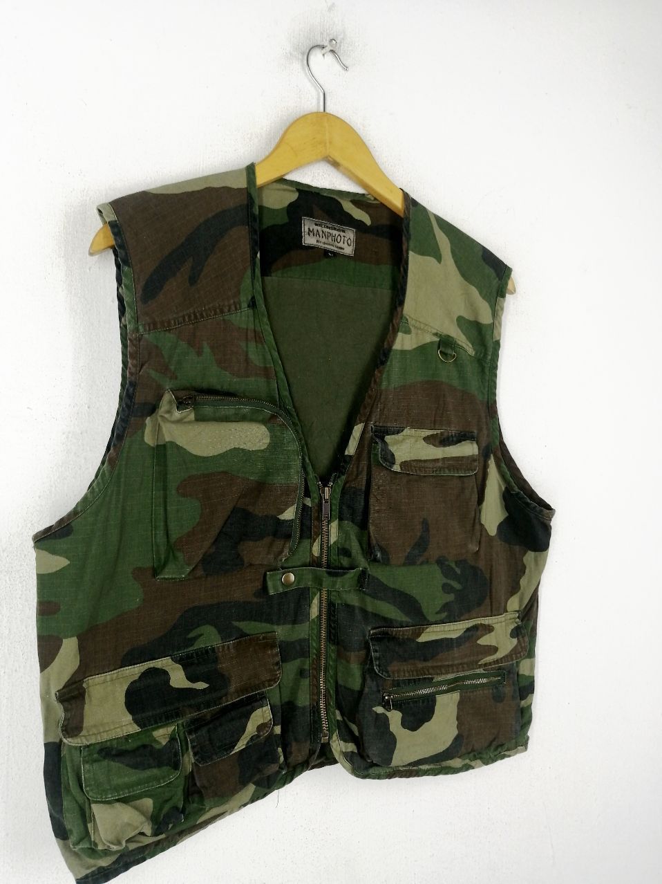 Japanese Brand Tactical Manphoto Camo Vest Size US L / EU 52-54 / 3 - 2 Thumbnail