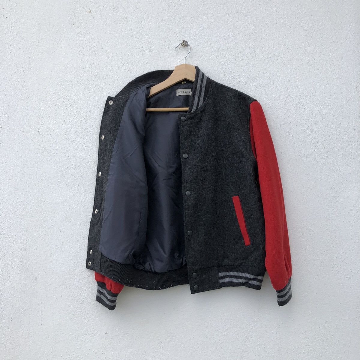 Japanese Brand VARSITY JACKET BEGUL RARE DESIGN Size US M / EU 48-50 / 2 - 7 Thumbnail