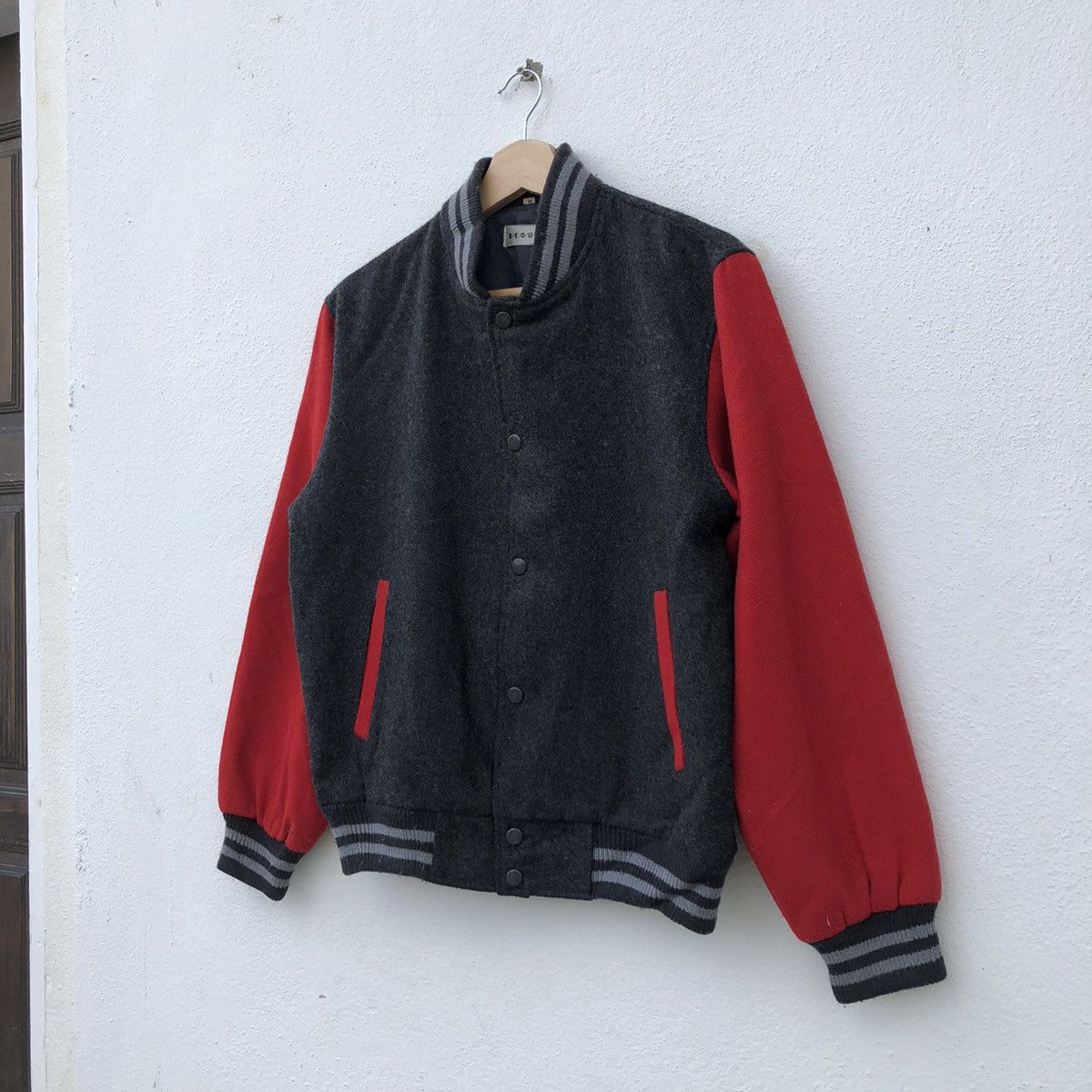 Japanese Brand VARSITY JACKET BEGUL RARE DESIGN Size US M / EU 48-50 / 2 - 2 Thumbnail
